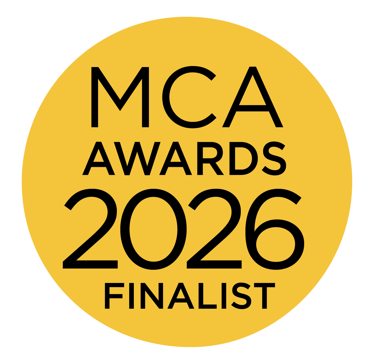 MCA 2026 finalist badge
